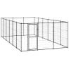 Outdoor Dog Kennel Steel 21.78 m² Colour black Size 330 x 660 x 180 cm Quantity in Package 1 