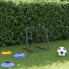 Football Rebounder Adjustable Black - Skills Training Tool