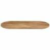 Solid Wood Mango Table Top 120x60 cm | Rustic Oval Design