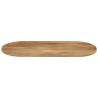 Oval Solid Wood Mango Table Top - 80x40x3.8 cm | Hipo Market