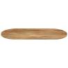 Table Top 140x50 cm Oval Solid Wood Mango | HipoMarket