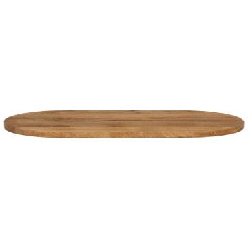 Oval Solid Wood Mango Table Top - 110x40x2.5 cm | Hipomarket