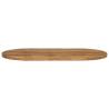 Oval Solid Wood Mango Table Top - 110x40x2.5 cm | Hipomarket