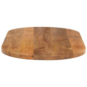 Oval Solid Wood Mango Table Top - 110x40x2.5 cm | Hipomarket