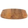 Oval Solid Wood Mango Table Top - 110x40x2.5 cm | Hipomarket