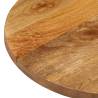 Oval Solid Wood Mango Table Top - 110x50x2.5 cm | Hipo Market