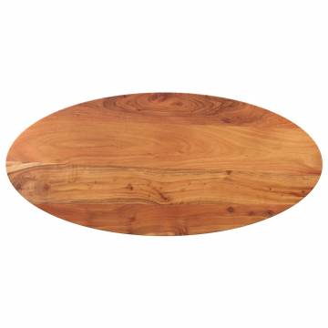 Oval Solid Wood Acacia Table Top - 90x40x2.5 cm | HipoMarket