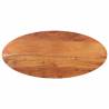 Table Top 90x40x2.5 cm Oval Solid Wood Acacia Colour acacia wood(natural) Size 90 x 40 cm Quantity in Package 1 Thickness 25 mm 