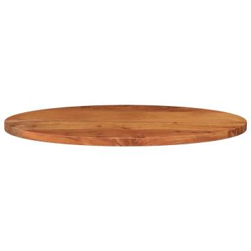 Oval Solid Wood Acacia Table Top - 90x40x2.5 cm | HipoMarket