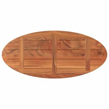 Oval Solid Wood Acacia Table Top - 90x40x2.5 cm | HipoMarket