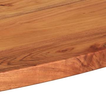 Oval Solid Wood Acacia Table Top - 90x40x2.5 cm | HipoMarket