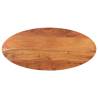 Table Top 100x40x2.5 cm Oval Solid Wood Acacia Colour acacia wood(natural) Size 100 x 40 cm Quantity in Package 1 Thickness 25 mm 