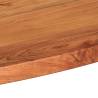 Oval Solid Wood Acacia Table Top - 100x40x2.5 cm