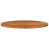 Oval Solid Wood Acacia Table Top - 90x40 cm for Fresh Décor