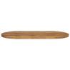 Oval Solid Wood Mango Table Top - 120x50 cm | HipoMarket