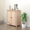 Sideboard 70x35x80 cm Solid Wood Pine Colour natural Quantity in Package 1 Model 2 door side cabinet 