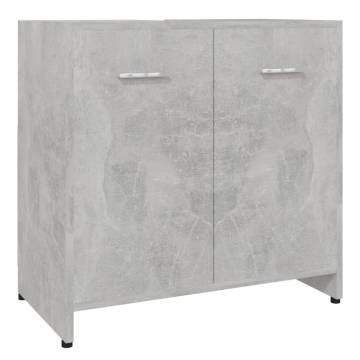 Bathroom Cabinet Concrete Grey - Stylish Storage Solution