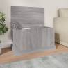 Stylish Grey Sonoma Storage Box - 70x40x38 cm Engineered Wood