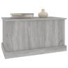 Stylish Grey Sonoma Storage Box - 70x40x38 cm Engineered Wood