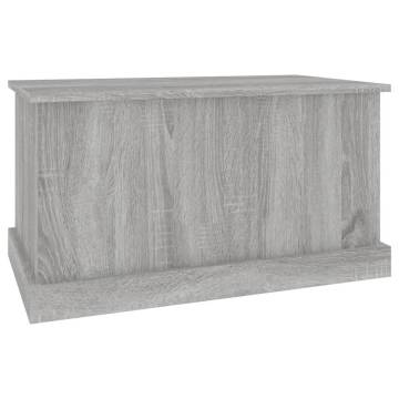 Stylish Grey Sonoma Storage Box - 70x40x38 cm Engineered Wood