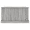 Stylish Grey Sonoma Storage Box - 70x40x38 cm Engineered Wood