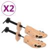 Shoe Trees 2 Pairs Size 41-46 - Solid Pine Wood