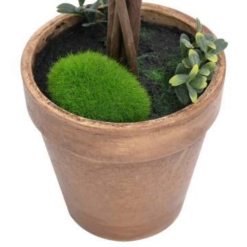 Artificial Boxwood Plants 2 pcs - Ball Shaped Green 56 cm