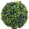 Artificial Boxwood Plants 2 pcs - Ball Shaped Green 56 cm