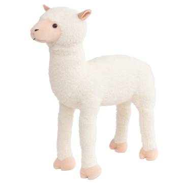 Standing Plush Toy Alpaca White XXL - Soft & Cuddly