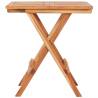 Folding Bistro Table - Solid Teak Wood 60x60 cm | Hipo Market