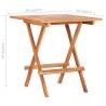 Folding Bistro Table - Solid Teak Wood 60x60 cm | Hipo Market