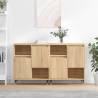 Sideboards 2 pcs Sonoma Oak Engineered Wood Colour sonoma oak Quantity in Package 2 