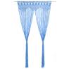 Macrame Curtain Blue 140x240 cm Cotton Colour blue Quantity in Package 1 