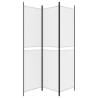 3-Panel White Room Divider | 150x200 cm Fabric - HipoMarket