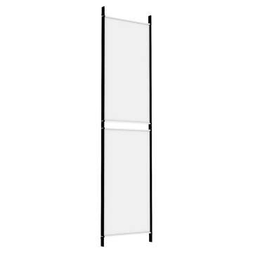 3-Panel White Room Divider | 150x200 cm Fabric - HipoMarket