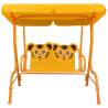 Kids Swing Bench Yellow - Perfect Garden Fun | Hipomarket