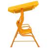 Kids Swing Bench Yellow - Perfect Garden Fun | Hipomarket