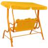 Kids Swing Bench Yellow - Perfect Garden Fun | Hipomarket