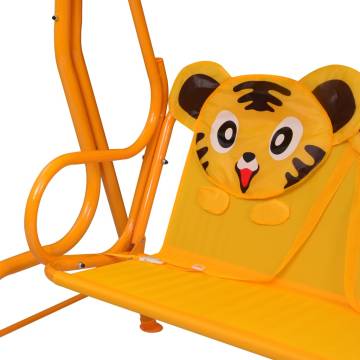 Kids Swing Bench Yellow - Perfect Garden Fun | Hipomarket