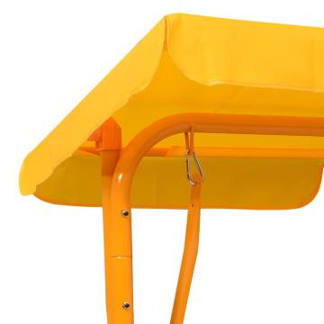 Kids Swing Bench Yellow - Perfect Garden Fun | Hipomarket