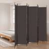 6-Panel Room Divider Brown 300x220 cm Fabric Colour brown Size 300 x 220 cm Number of 1 Number_of_Panels 6 