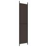 3-Panel Room Divider Brown - 150x220 cm Fabric | HipoMarket