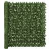 Balcony Screen with Dark Green Leaves 300x150 cm Colour dark green Size 300 x 150 cm 