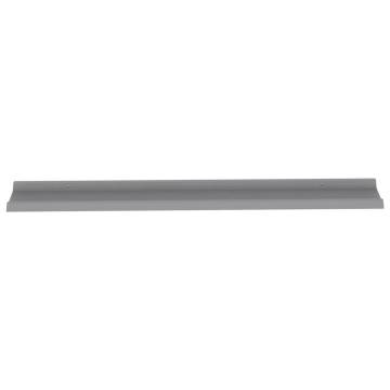 Grey Wall Shelves (2 Pcs) - Stylish Storage Solution | HipoMarket