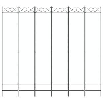 6-Panel Room Divider White 240x220 cm - Stylish & Versatile