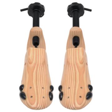 Shoe Trees 2 Pairs Size 41-46 - Solid Pine Wood