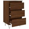 Bedside Cabinets 2 pcs Brown Oak - Elegant Storage Solution