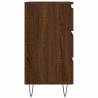 Bedside Cabinets 2 pcs Brown Oak - Elegant Storage Solution