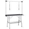 Adjustable Dog Grooming Table with Loops & Basket - HipoMarket