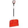 Snow Shovel Red 136 cm Aluminium | Easy Snow Removal